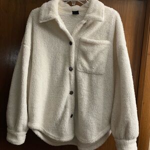 Mens size XS/S sherpa jacket PacSun